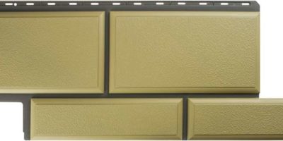 Фасадная панель Альта-профиль Камень Флорентийский 1260 x 450 мм песчаный