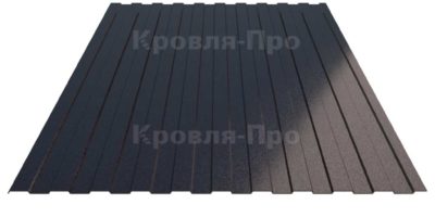 Металлопрофиль ПС, ПК-8 Глянец 0,4 мм RAL-8019 серо-коричневый