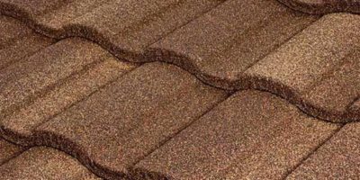 Композитная черепица Tilcor Roman
 1290х420 мм
 2.9 кг медный