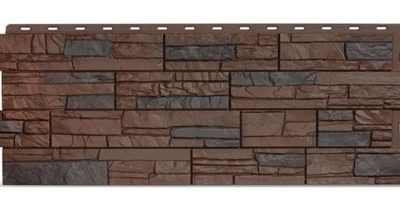 Фасадные панели Docke Stein 1098х400мм 10шт Темный орех