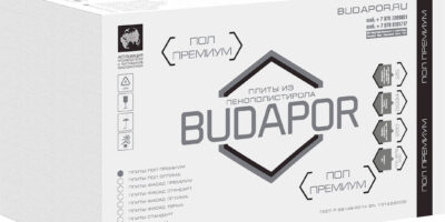 Пенопласт ППС(EPS) 150-BS 200 Пол Премиум BUDAPOR 25,0 кг/м3 20 мм 1000х1000мм