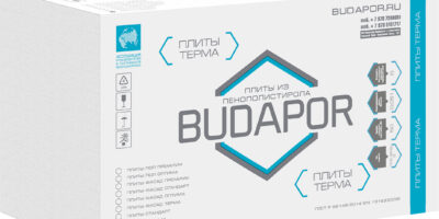 Пенопласт ППС(EPS) S-BS 50 Терма BUDAPOR 8,0 кг/м3 60 мм 1000х1000мм