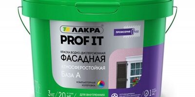 Лакра PROF IT Краска фасадная База С 3 кг