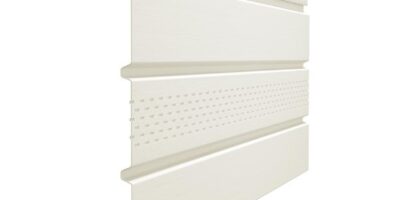 Софит Docke Premium T4 с центральной перфорацией, цвет Пломбир