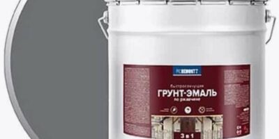 Грунт-эмаль по ржавчине PROREMONTT 3 в 1 серая 15 кг