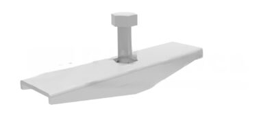 Крепеж стальной Gidrolica для лотка водоотводного пластикового DN100 (с болтом 8х50)