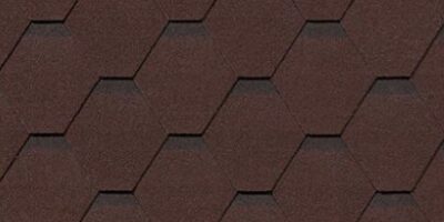 Мягкая черепица Roofshield Классик Стандарт коричневый с оттенением