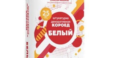 Штукатурка декоративная «Короед белый» НЕДРА, 25кг