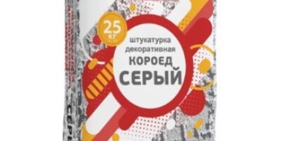 Штукатурка декоративная «Короед серый» НЕДРА, 25кг