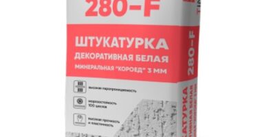Штукатурка декоративная белая мин. TIMTEK 280-F «Короед», 25кг
