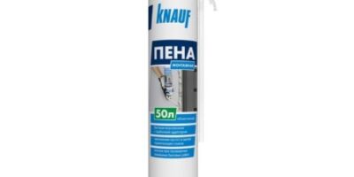КНАУФ Пена монтажная бытовая всесезонная, 750мл